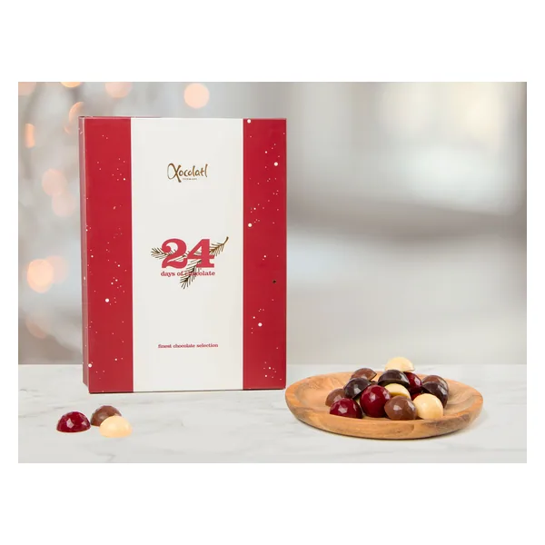 Julekalender med Chokoladepraliner fra Xocolatl