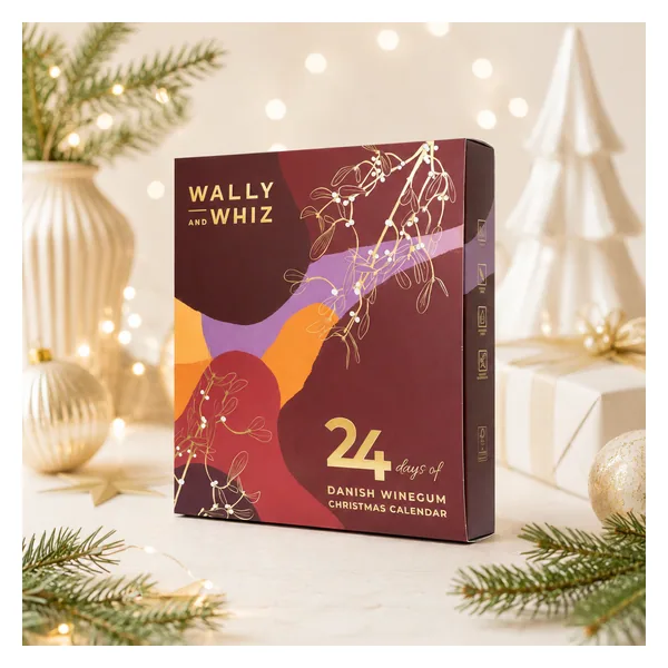 Vingummi Julekalender Rød 2026 - Wally & Whiz